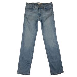 Levi's Womens Jeans 314 Shaping Straight Light Wash Size 29